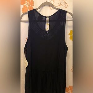 Knox Rose size XL sheer black top